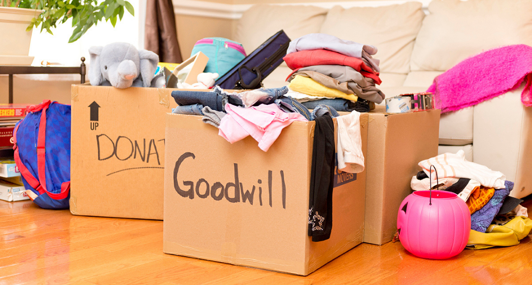 Clean out clutter Goodwill blog post