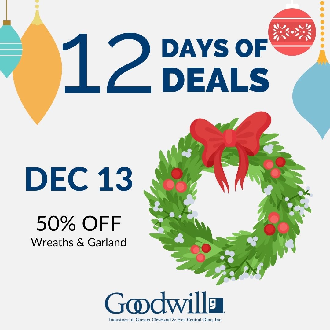 12 Days of Deals - Goodwill Industries GCECO